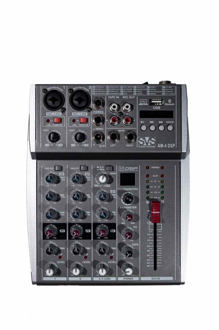 SVS Audiotechnik mixers AM-4 DSP Аналоговый микшерный пульт, 4-канала в Балашихе