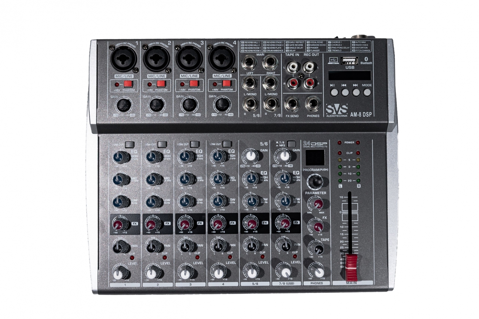 SVS Audiotechnik mixers AM-8 DSP Микшерный пульт аналоговый, 8-канальный в Балашихе